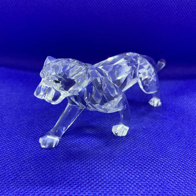 インテリア小物スワロフスキー Swarovski 2004年 廃盤品 『ヒョウ』 217093