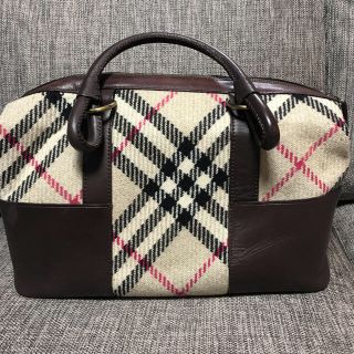 バーバリー(BURBERRY)の【気まぐれSALE】バーバリー☆ツイードミニボストン(ボストンバッグ)