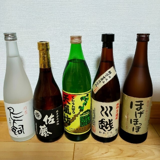 人気焼酎5本セット 食品/飲料/酒の酒(焼酎)の商品写真