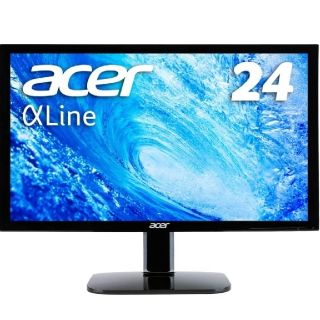 エイサー(Acer)の中古 Acer モニター ディスプレイ AlphaLine 24インチ (ディスプレイ)