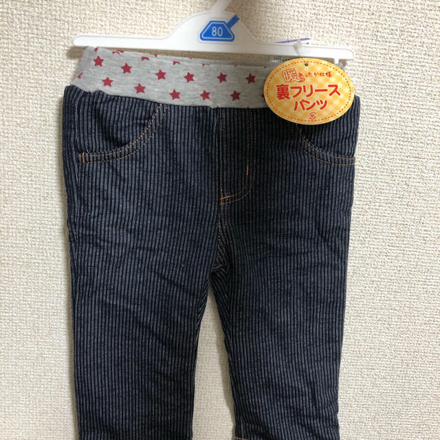 西松屋(ニシマツヤ)の80 パンツ　暖か仕様 キッズ/ベビー/マタニティのベビー服(~85cm)(パンツ)の商品写真