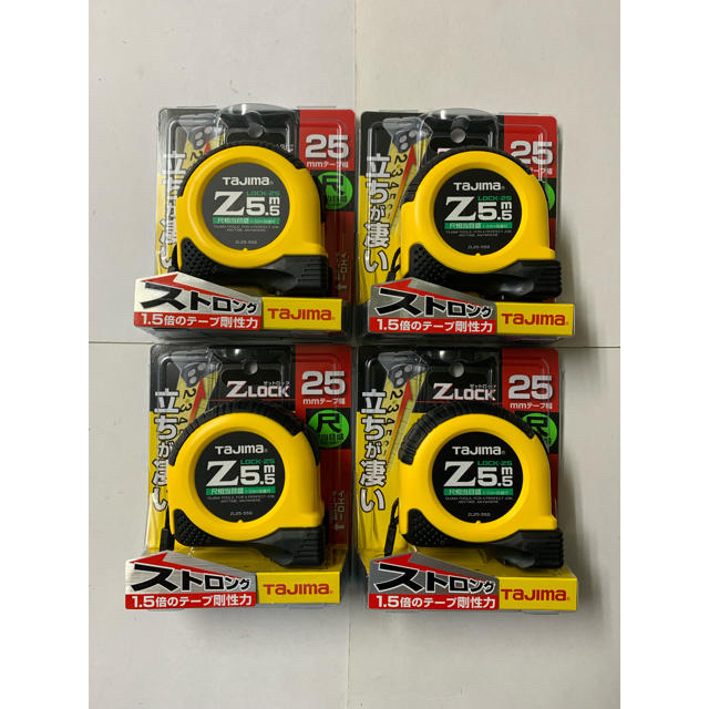 工具/メンテナンスタジマ Tajima スケール 剛厚ロック-25 GAL2550S×4個