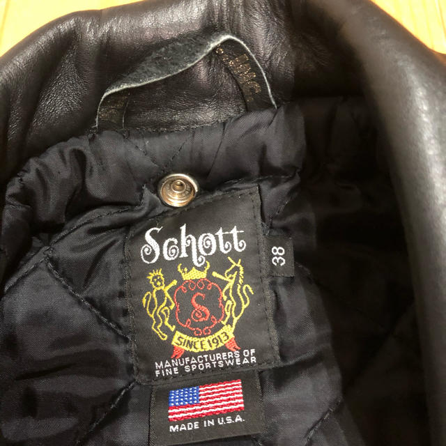 schott(ショット)のschott ダブルライダース メンズのジャケット/アウター(ライダースジャケット)の商品写真