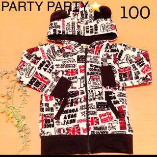 パーティーパーティー(PARTYPARTY)のyy様専用です‼️PARTY PARTY ⭐️ 100 耳つきパーカー(ジャケット/上着)