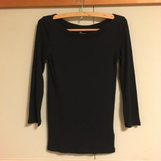 ギャップ(GAP)のギャップ 黒カットソー(カットソー(長袖/七分))