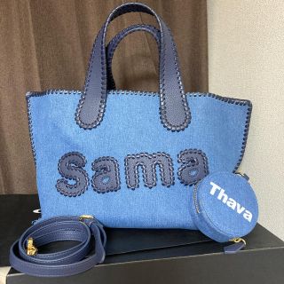 サマンサタバサ(Samantha Thavasa)のサマンサタバサ　新品　サマタバ　ショルダー　バッグ　トート　デニム(トートバッグ)