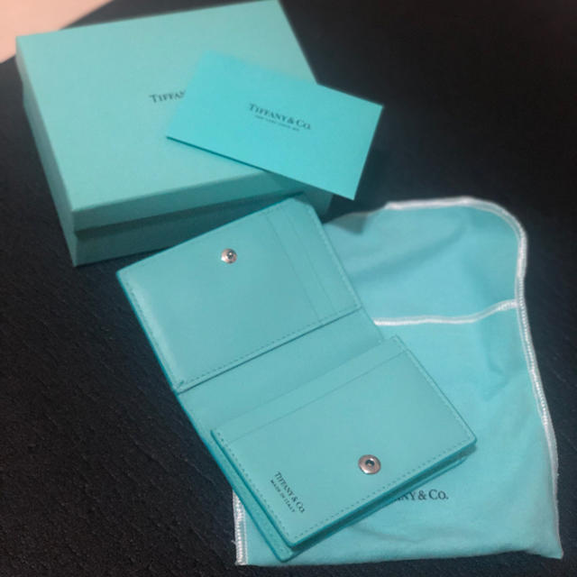 Tiffany & Co.(ティファニー)のTiffanyカードケース レディースのファッション小物(名刺入れ/定期入れ)の商品写真