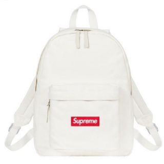 シュプリーム(Supreme)のsupreme Canvas Backpack 白 ホワイト シュプリーム(バッグパック/リュック)