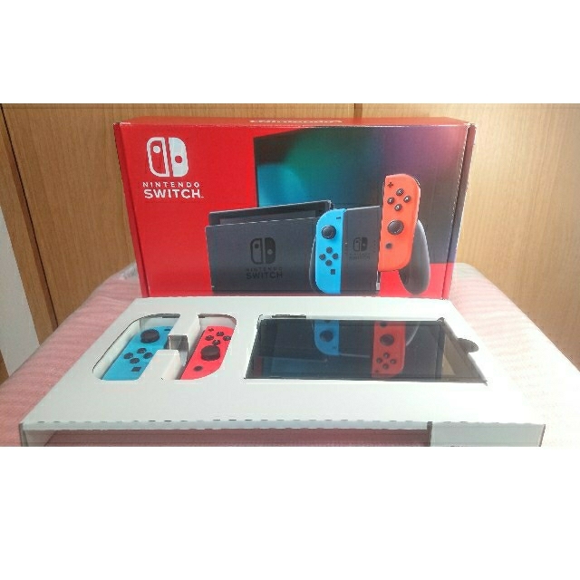 美品 ニンテンドースイッチ 本体 ネオン ブルー 新型