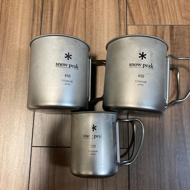 名作 スノーピークチタンシングルマグ 450 2個セット 3broadwaybistro.com