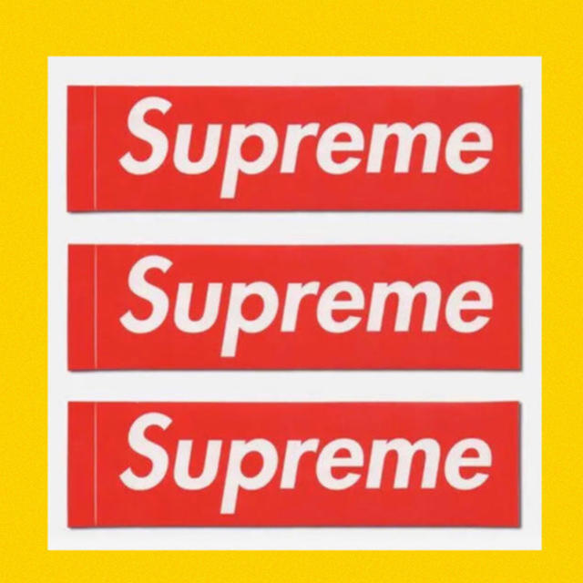 Supreme(シュプリーム)の未使用 新品 supreme boxロゴ ステッカー ❤ tシャツ パーカー新作 メンズのファッション小物(その他)の商品写真