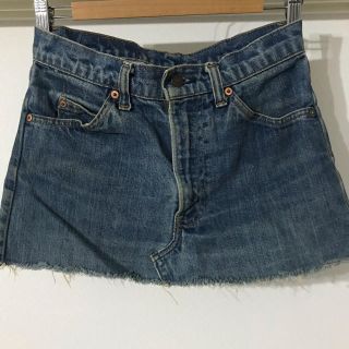 リーバイス(Levi's)のかれんさん着用　Levi's ヴィンテージスカート(ミニスカート)