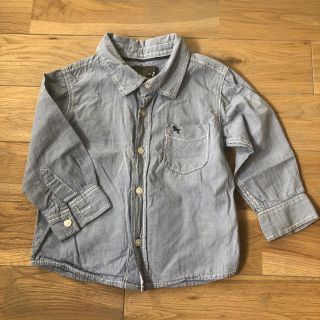 エイチアンドエム(H&M)のH&M  チェック長袖シャツ  サイズ80(シャツ/カットソー)