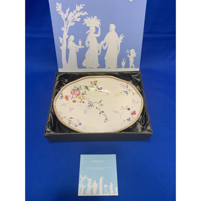 Wedgwood ウェッジウッド ローズゴールド オーバル ボウル プレート