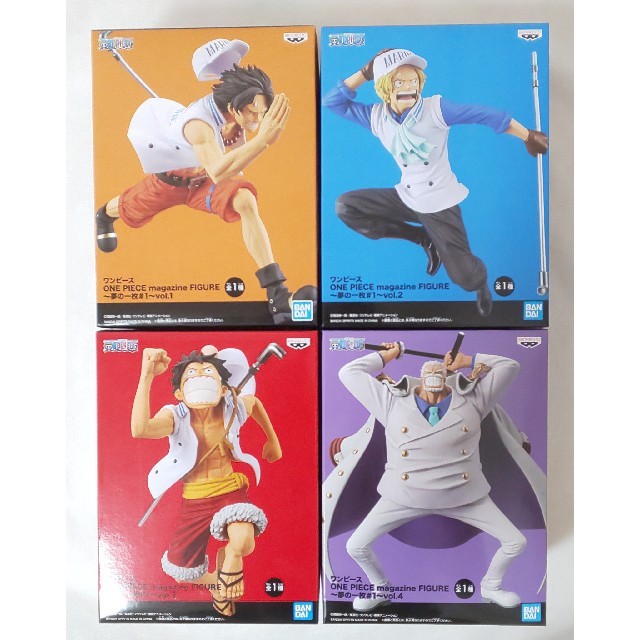 ONE PIECE magazine FIGURE~夢の一枚#1~4 4種セット | フリマアプリ ラクマ