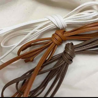 カスタネ(Kastane)のlawgy  string belt ♡ white(ベルト)