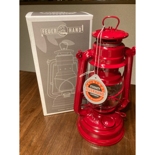 Feuerhand Hurricane Lantern 276 Ruby Red