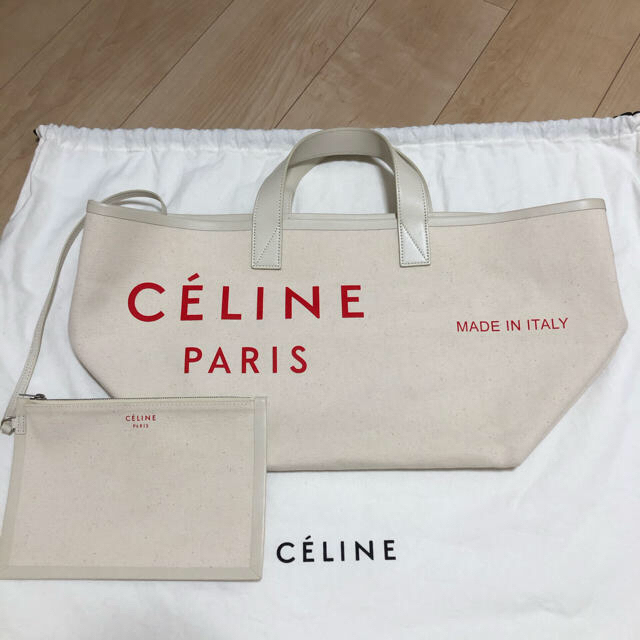 【訳あり】本物 CELINE セリーヌ キャンバストート ラージサイズ