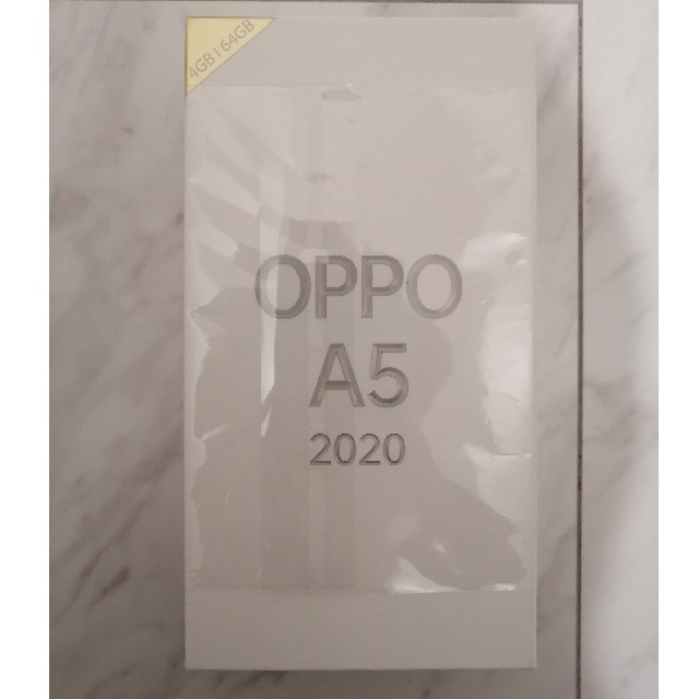 新品未使用 OPPO A5 2020　SIMフリー端末　本体