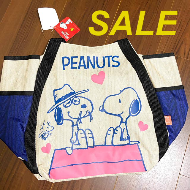 SNOOPY(スヌーピー)のスヌーピー  バルーントートバッグ　トート　バッグ レディースのバッグ(トートバッグ)の商品写真