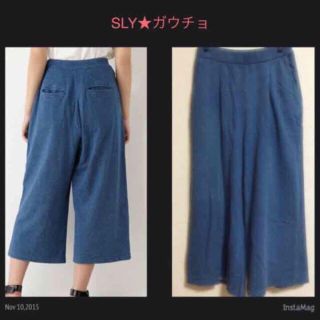 スライ(SLY)の新品タグ付き！SLY★ガウチョパンツ(カジュアルパンツ)