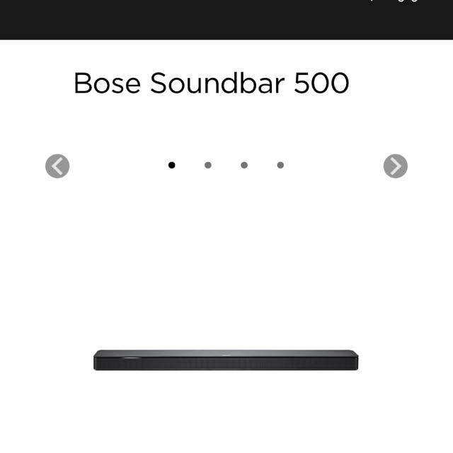 限定版 - BOSE BOSE ほぼ新品 soundbar500 スピーカー