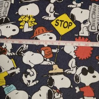 スヌーピー(SNOOPY)のスヌーピーのハギレ12(生地/糸)