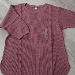 ユニクロ(UNIQLO)のUNIQLO ワッフルTシャツ七分袖(Tシャツ(長袖/七分))