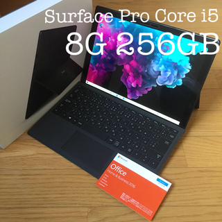 マイクロソフト(Microsoft)の【Office付き】Surface Pro 6 Core i5 8G 256GB(ノートPC)