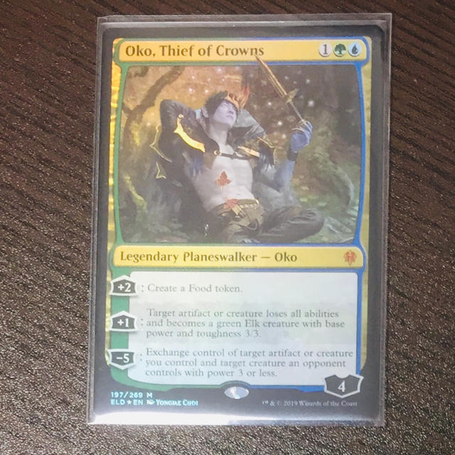 MTG  FOIL oko, thief of crowns ELD 英語