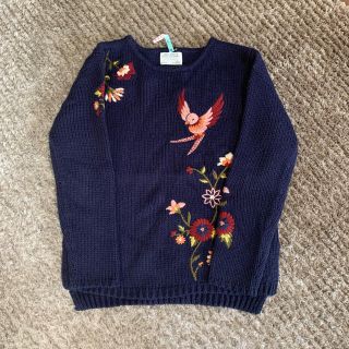 ザラキッズ(ZARA KIDS)のザラの刺繍ニットセーター(ニット)