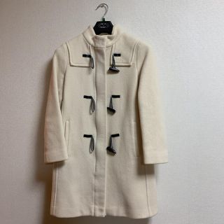 バーバリー(BURBERRY)の【BURBERRY】ホワイトダッフルコート(ダッフルコート)