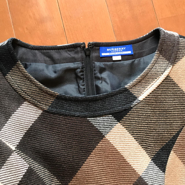 BURBERRY BLUE LABEL(バーバリーブルーレーベル)のバーバリーブルーレベル　チェック柄ワンピース　 レディースのワンピース(ひざ丈ワンピース)の商品写真