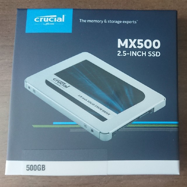 新品 SSD 500GB CT500MX500SSD1領収書付き 5年保証PCパーツ
