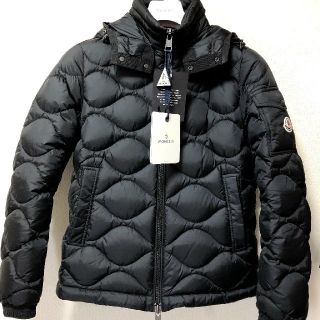 モンクレール(MONCLER)のモンクレール　サイズ0　ブラック　MORANDIERES(ダウンジャケット)