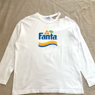 レピピアルマリオ(repipi armario)の長袖Tシャツ　白　ファンタ(Tシャツ/カットソー)