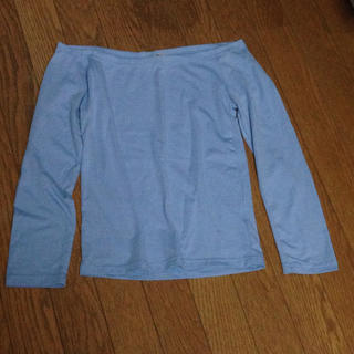 グレイル(GRL)のオフショルブルーロンT(Tシャツ(長袖/七分))