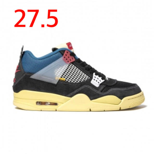 Union Nike Air Jordan 4 Retro Off noirユニオン