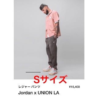 ナイキ(NIKE)のS - レジャーパンツ ブラウンUNION LA NIKE Air Jordan(その他)