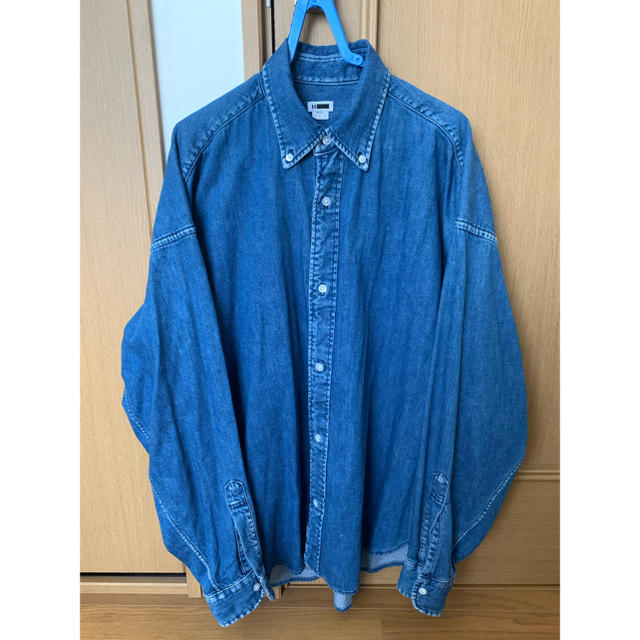 シャツH BEAUTY&YOUTH BLUE DENIM BIG BD SHIRT