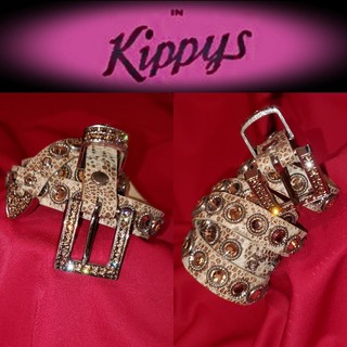 スワロフスキー(SWAROVSKI)の① Kippys キッピーズ  スワロフスキー SWAROVSKI(ベルト)