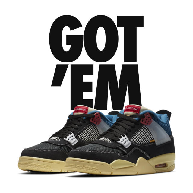 大人も着やすいシンプルファッション JORDAN AIR NIKE×UNION - NIKE 4