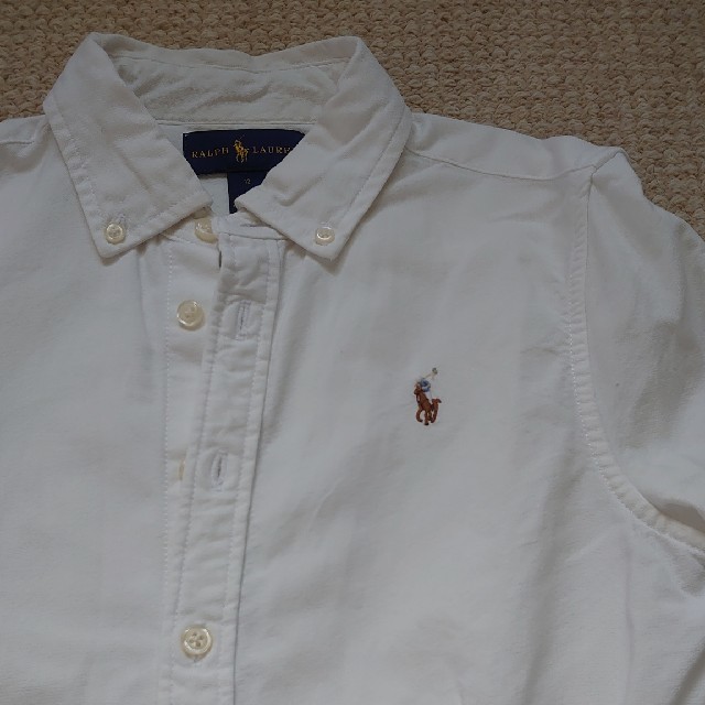 Ralph Lauren(ラルフローレン)のラルフローレン　ワンピース　白　145 キッズ/ベビー/マタニティのキッズ服女の子用(90cm~)(ワンピース)の商品写真