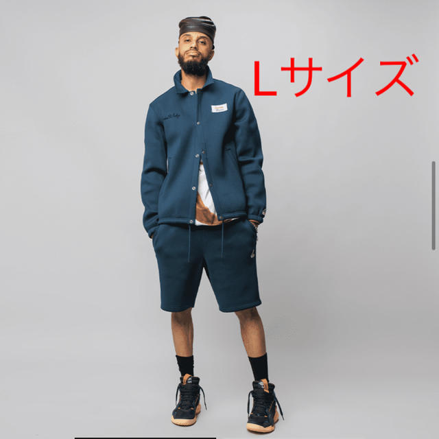 ジョーダン ユニオン jordan union コーチジャケット L ネイビー