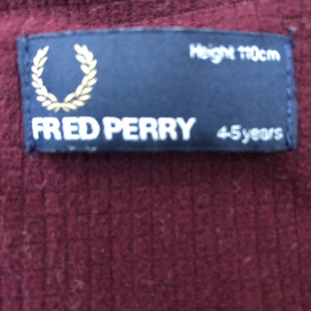 FRED PERRY(フレッドペリー)のフレッドペリー　ブルゾン　キッズ　110 キッズ/ベビー/マタニティのキッズ服男の子用(90cm~)(ジャケット/上着)の商品写真
