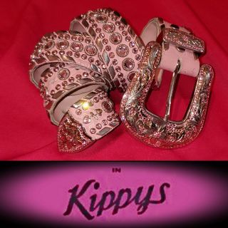 スワロフスキー(SWAROVSKI)の⑤ Kippys キッピーズ pink SWAROVSKI ピンク (ベルト)