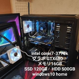 ゲーミングPC i7-3770k GTX680 メモリ16GB(デスクトップ型PC)