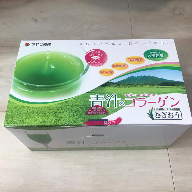 アサヒ緑健】青汁×コラーゲン1箱（60袋）/大麦若葉/むぎおう - 青汁 ...