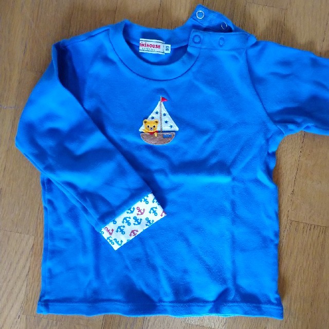 mikihouse(ミキハウス)の長袖Tシャツ2枚セット 90 キッズ/ベビー/マタニティのキッズ服男の子用(90cm~)(Tシャツ/カットソー)の商品写真