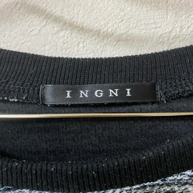 INGNI(イング)のINGNI ショート丈 ニット トップス レディースのトップス(ニット/セーター)の商品写真